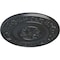 Ekena Millwork Milan Ceiling Medallion, Hand-Painted Pewter, 47 5/8"OD x 2 3/4"P CM47MIPES - alternate 4